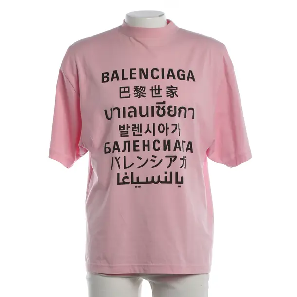 Maglietta, in Rosa, Poliestere, Balenciaga