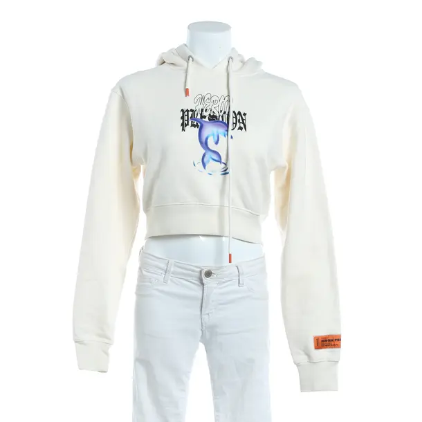 Hoodie, in Beige, Baumwolle, Heron Preston