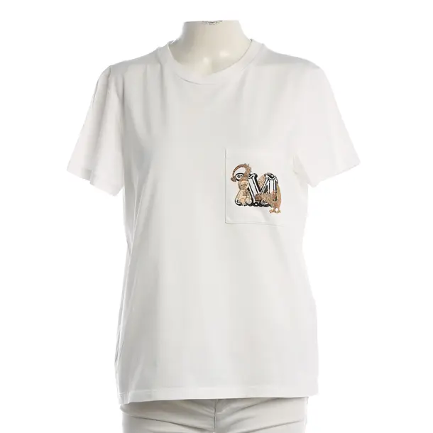 Shirt, in Weiß, Baumwolle, Max Mara