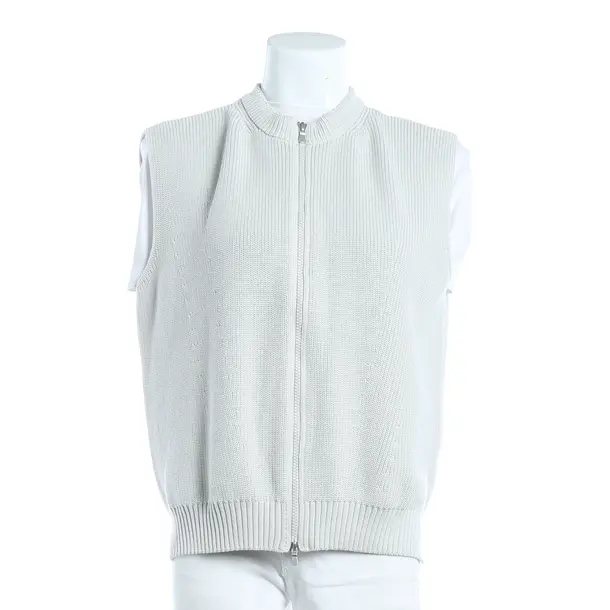 Sweater Vest, in Gray, Cotton, Gran Sasso