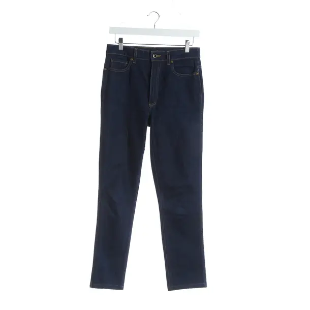Straight Fit Jeans, in Navy, Cotton, Khaite