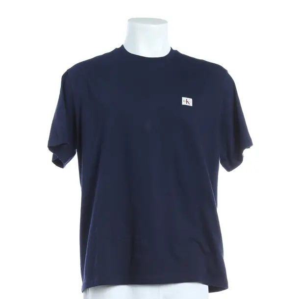 T-Shirt, in Navy, Baumwolle, Calvin Klein