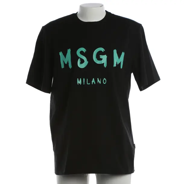 T-Shirt, in Schwarz, Baumwolle, MSGM