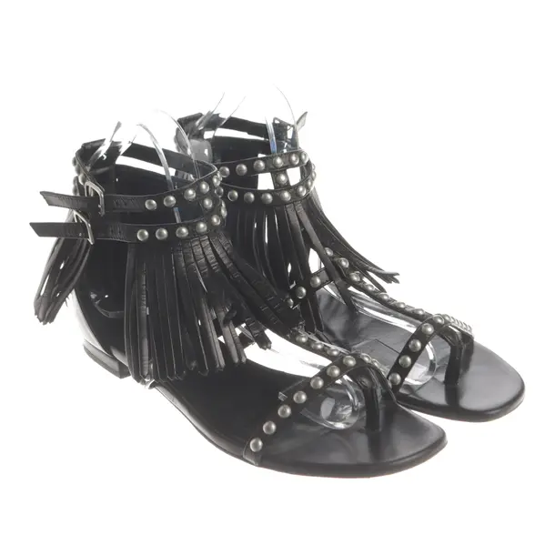 Sandals, in Black, Saint Laurent