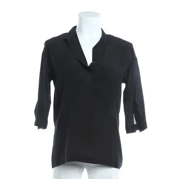 Bluse, in Schwarz, Seide, Antonelli