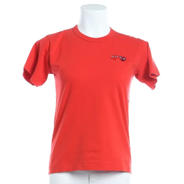 Shirt, in Red, Cotton, Comme des Garcons