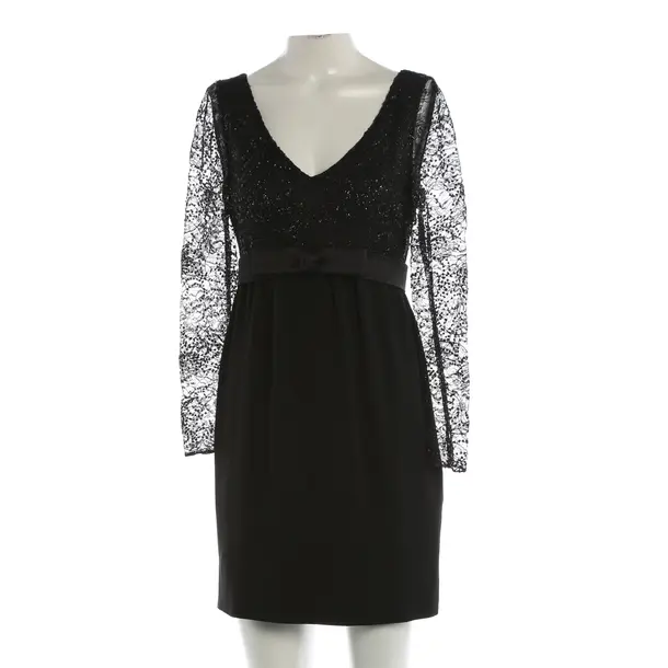 Cocktailkleid, in Schwarz, Polyester, Saint Laurent