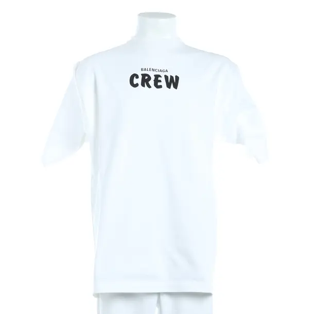 Maglietta, in Bianco, Cotone, Balenciaga