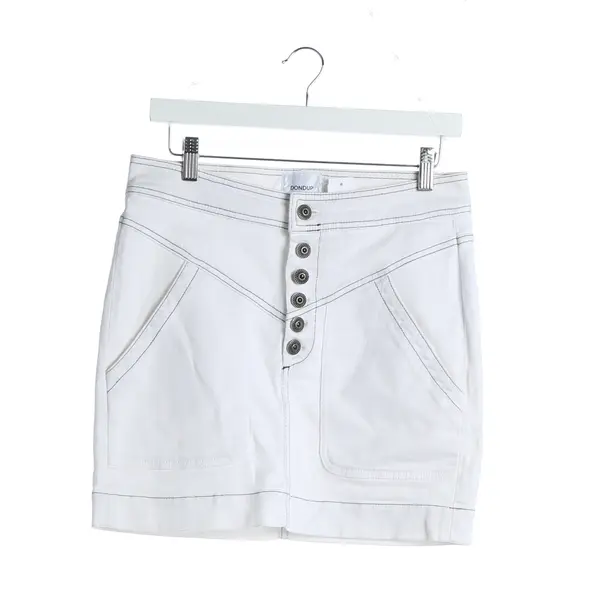 Skirt, in White, Baumwolle, Dondup