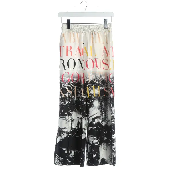 Pants, in Multicolored, Silk, Elisabetta Franchi