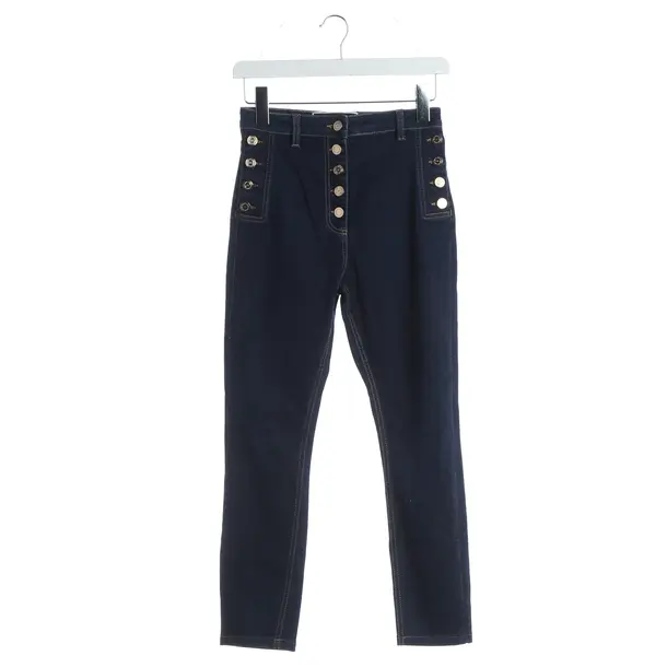 Jeans Slim Fit, in Navy, Denim, Elisabetta Franchi
