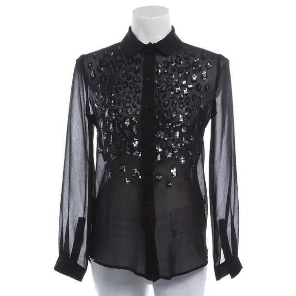 Bluse, in Schwarz, Viskose, Elisabetta Franchi