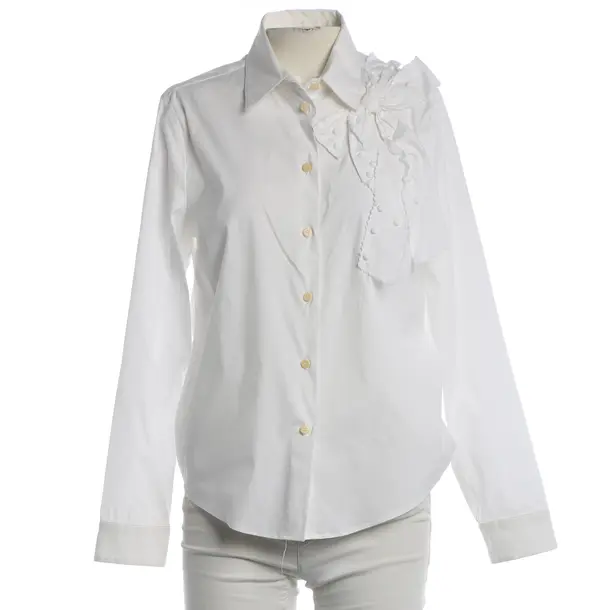 Bluse, in Weiß, Baumwolle, Red Valentino