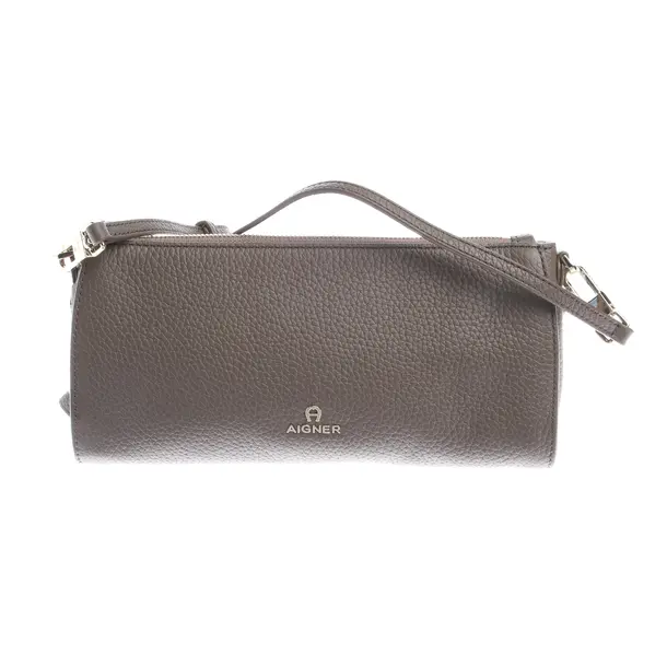 Schultertasche in Braun, Leder, Aigner