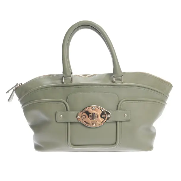 Handbag in Green, Leather, Escada