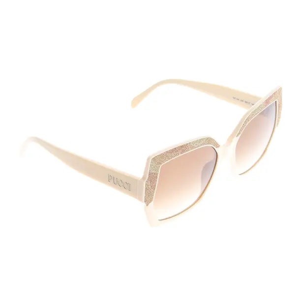 Sunglasses, in Beige, Synthetic, Emilio Pucci