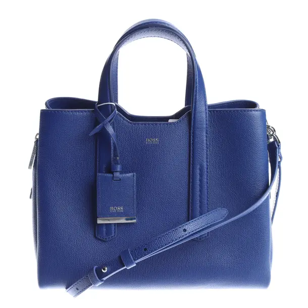 Handbag in Blue, Leather, Hugo Boss Black Label
