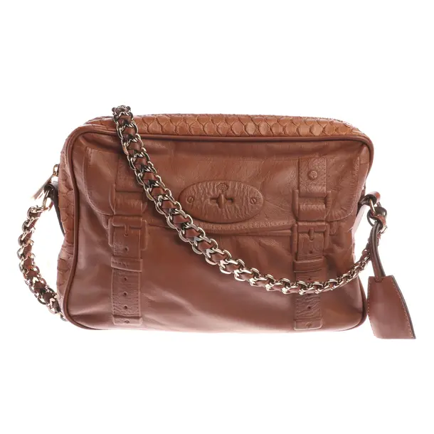 Schultertasche in Braun, Leder, Mulberry