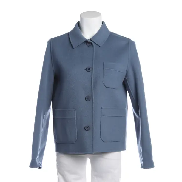Übergangsjacke in Blau, Wolle, Max Mara