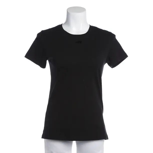 Shirt in Schwarz, Baumwolle, Off-White