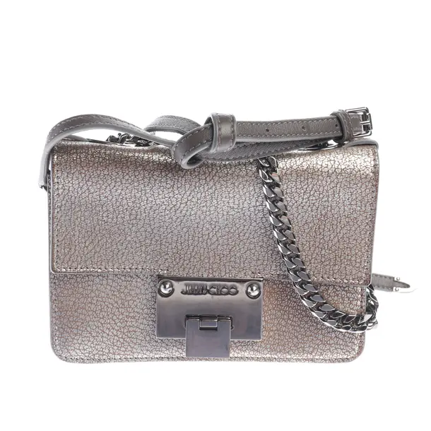 Umhängetasche in Metallic, Leder, Jimmy Choo