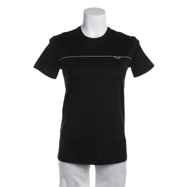 Shirt in Schwarz, Baumwolle, Prada