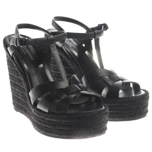 Wedges in Black, , Saint Laurent