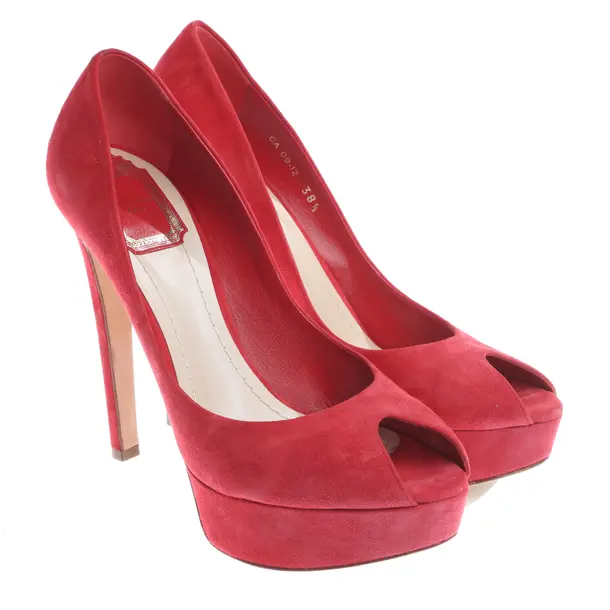 Peep Toes in Red, , Dior