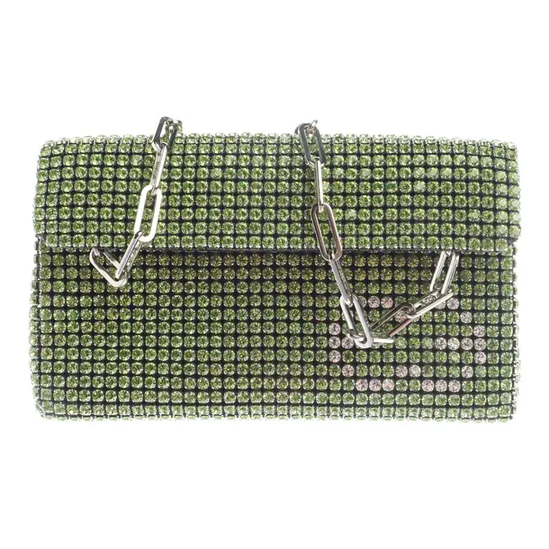 Abendtasche, in Grün, Seide, Escada