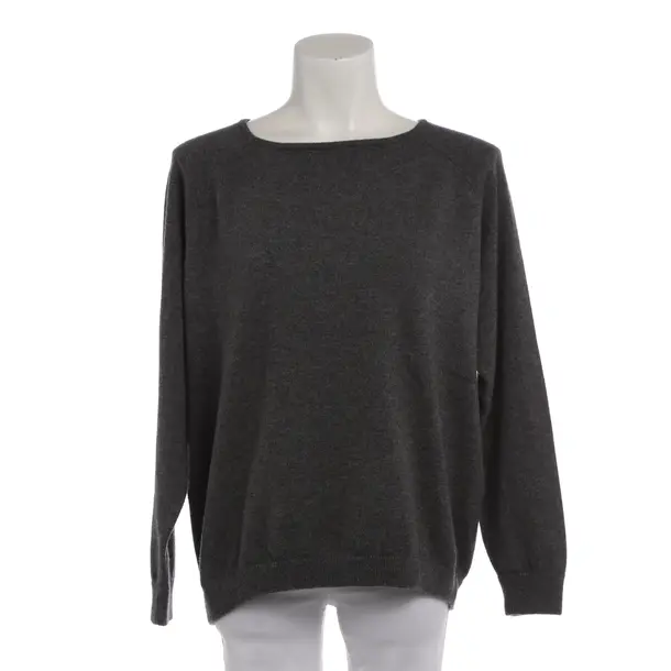 Kaschmirpullover in Grau, Kaschmir, Jardin des Orangers