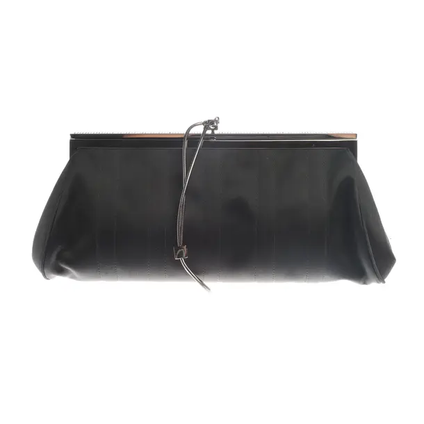 Clutch in Schwarz, Polyester, Escada