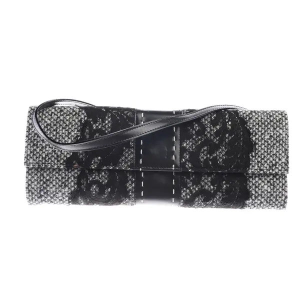 Evening Bag in Gray, Cotton, Escada
