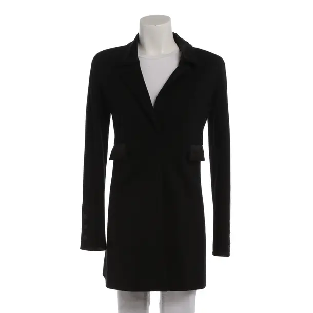 Mid-Season Coat in Black, Wool, Chanel