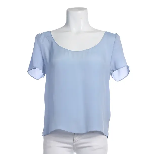 Shirt in Blue, Silk, American Vintage