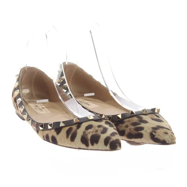 Ballet Flats in Brown, , Valentino