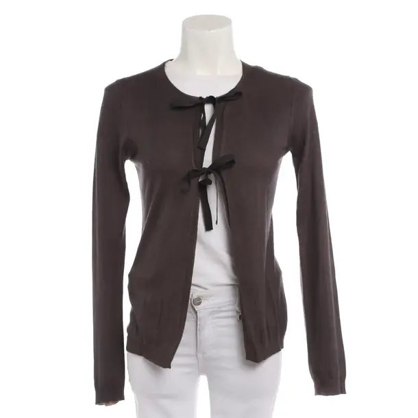 Strickjacke in Braun, Seide, Jil Sander