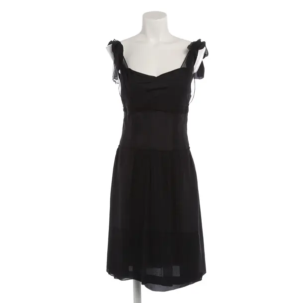 Cocktailkleid in Schwarz, Seide, Miu Miu