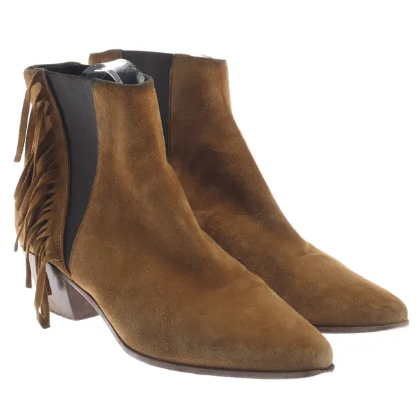 Ankle Boots, in Light Brown, Saint Laurent