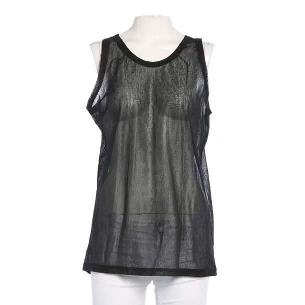 Top in Schwarz, Polyester, Helmut Lang