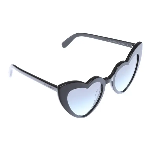 Sonnenbrille in Schwarz, Kunststoff, Saint Laurent