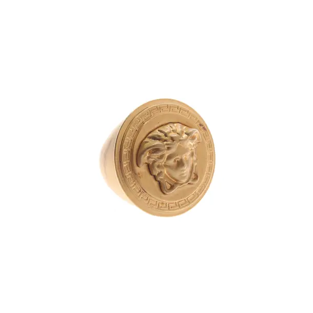 Ring in Metallic, Metall (metallisch, metallisiert), Versace