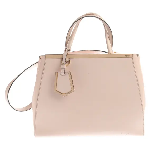 Handtasche, in Hellrosa, Leder, Fendi