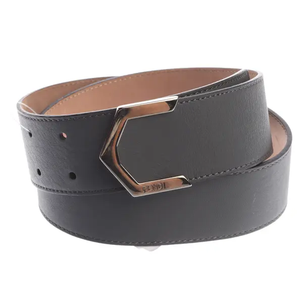 Belt in Gray, Leather, Fendi