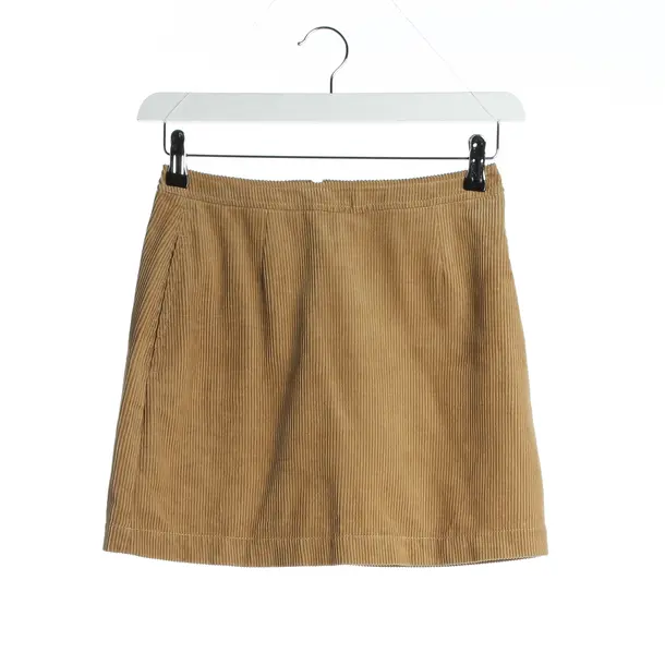 Rock in Braun, Baumwolle, Calvin Klein