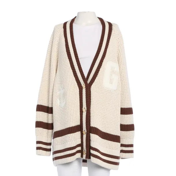 Cardigan in White, Cotton, Gant