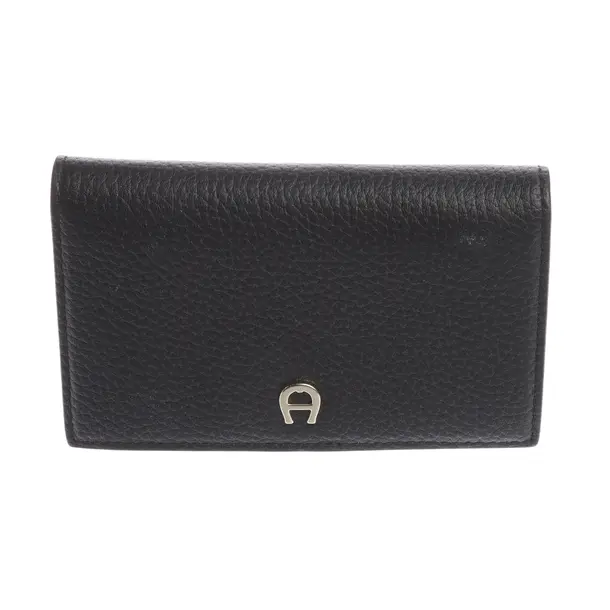 Wallet in Black, Leather, Aigner