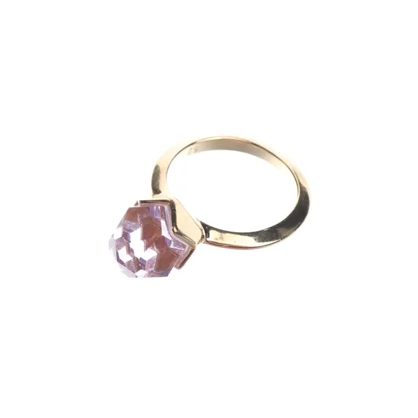 Ring in Metallic, Metall (metallisch, metallisiert), Swarovski