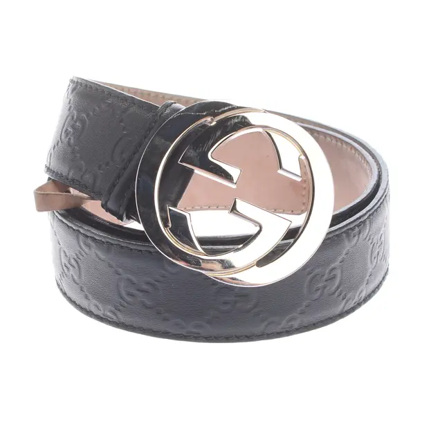 Gürtel in Schwarz, Leder, Gucci