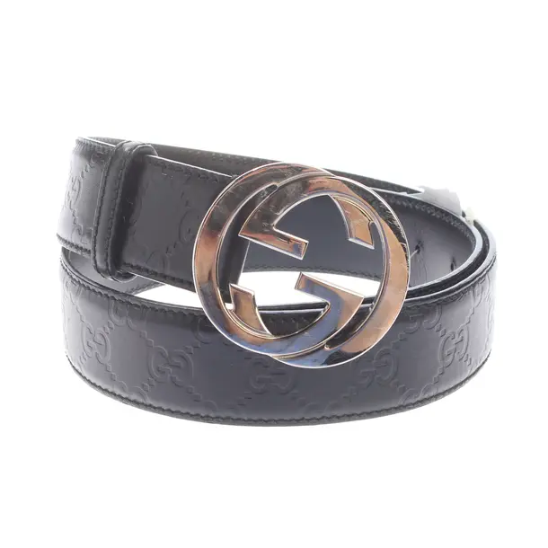 Gürtel in Schwarz, Leder, Gucci