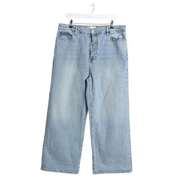 Jeans Flared in Blau, Baumwolle, Frame